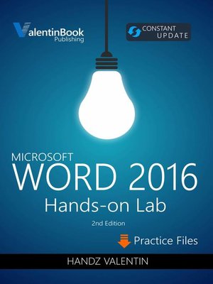 cover image of Word 2016 Hands-On Lab